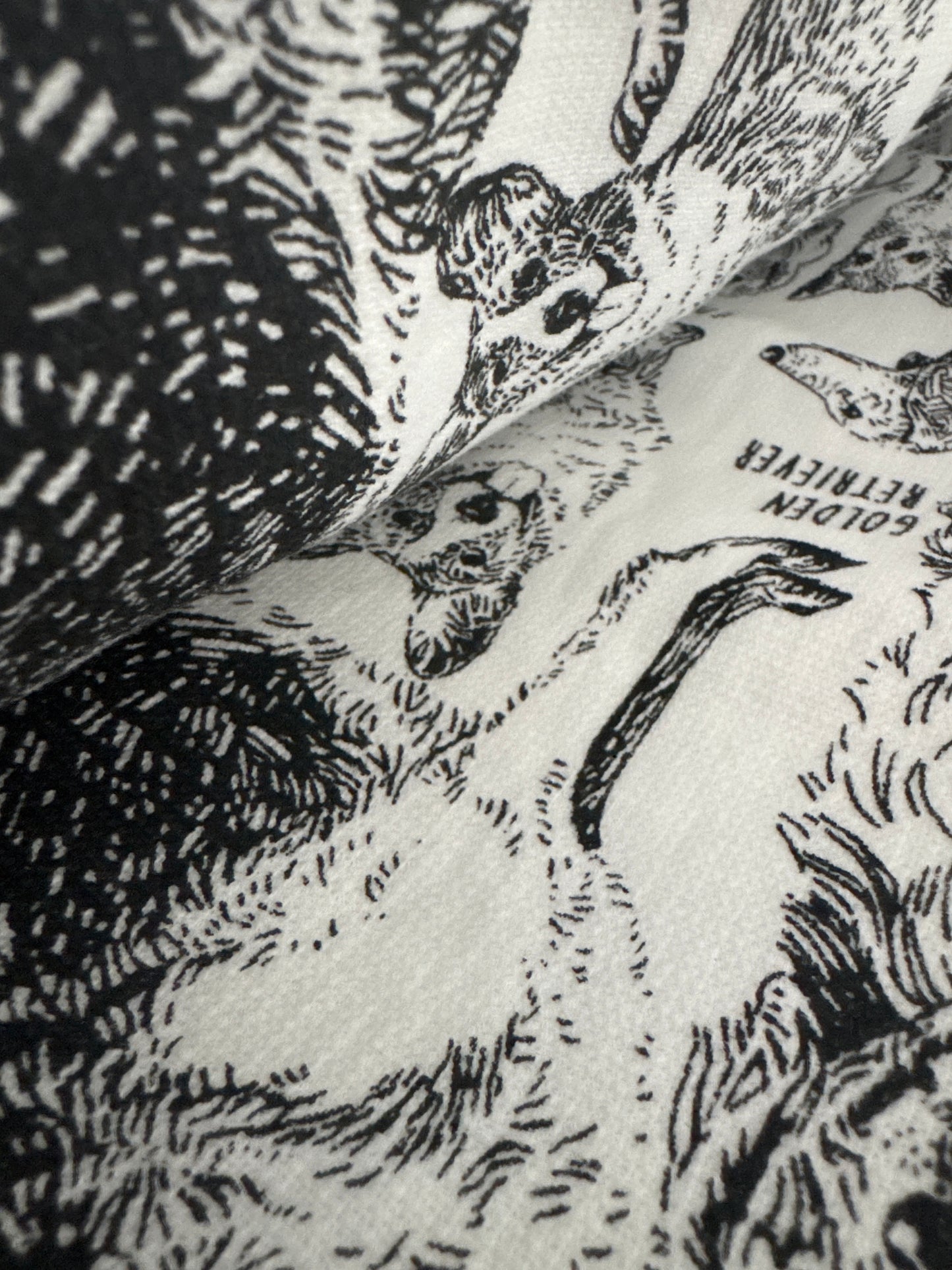 Set of 2 Kitchen Towels | Dog Theme, Eco-Friendly Cotton | 18" x 28"