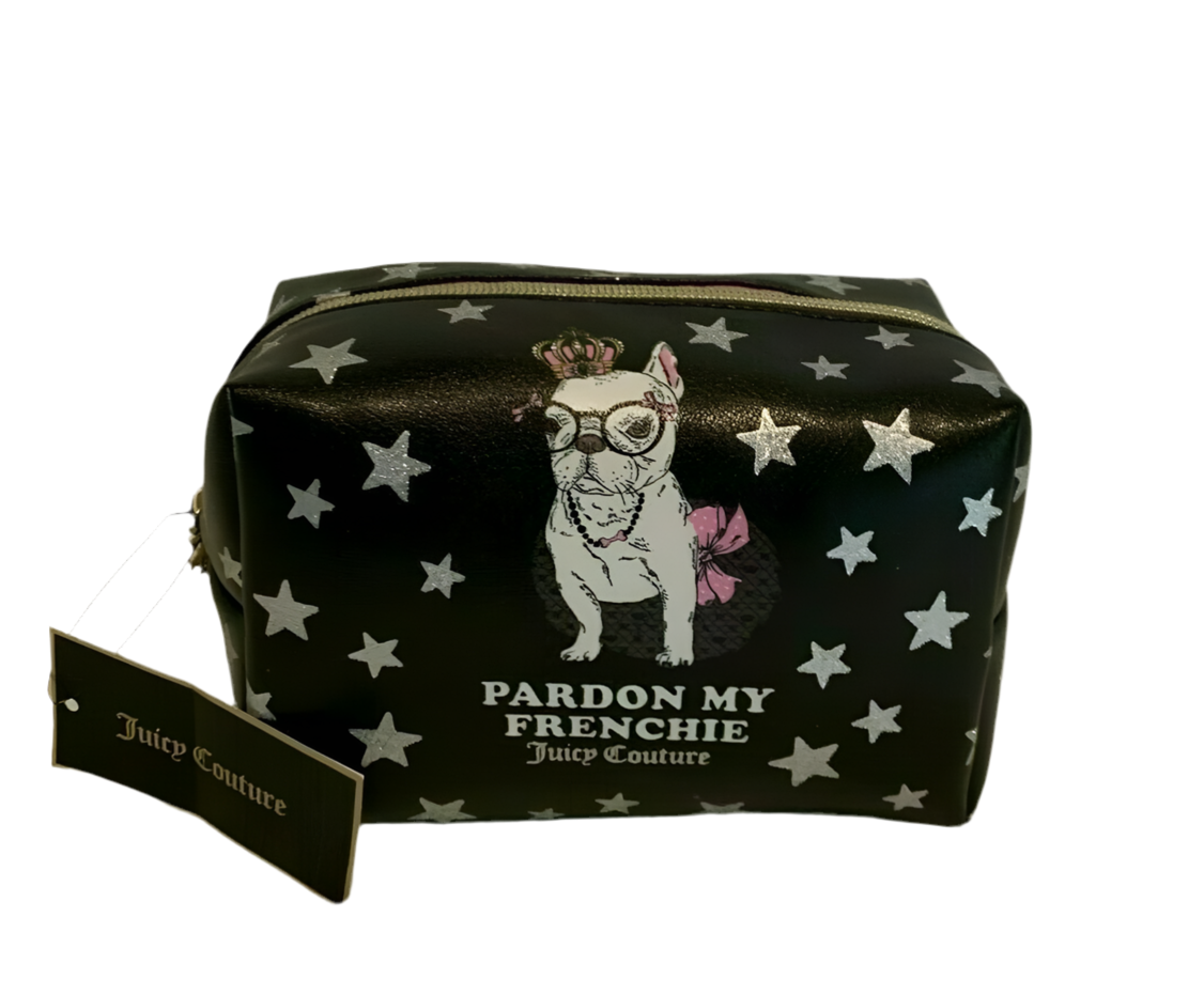Makeup Cosmetic Bag French Bulldog " Pardon My Frenchie "