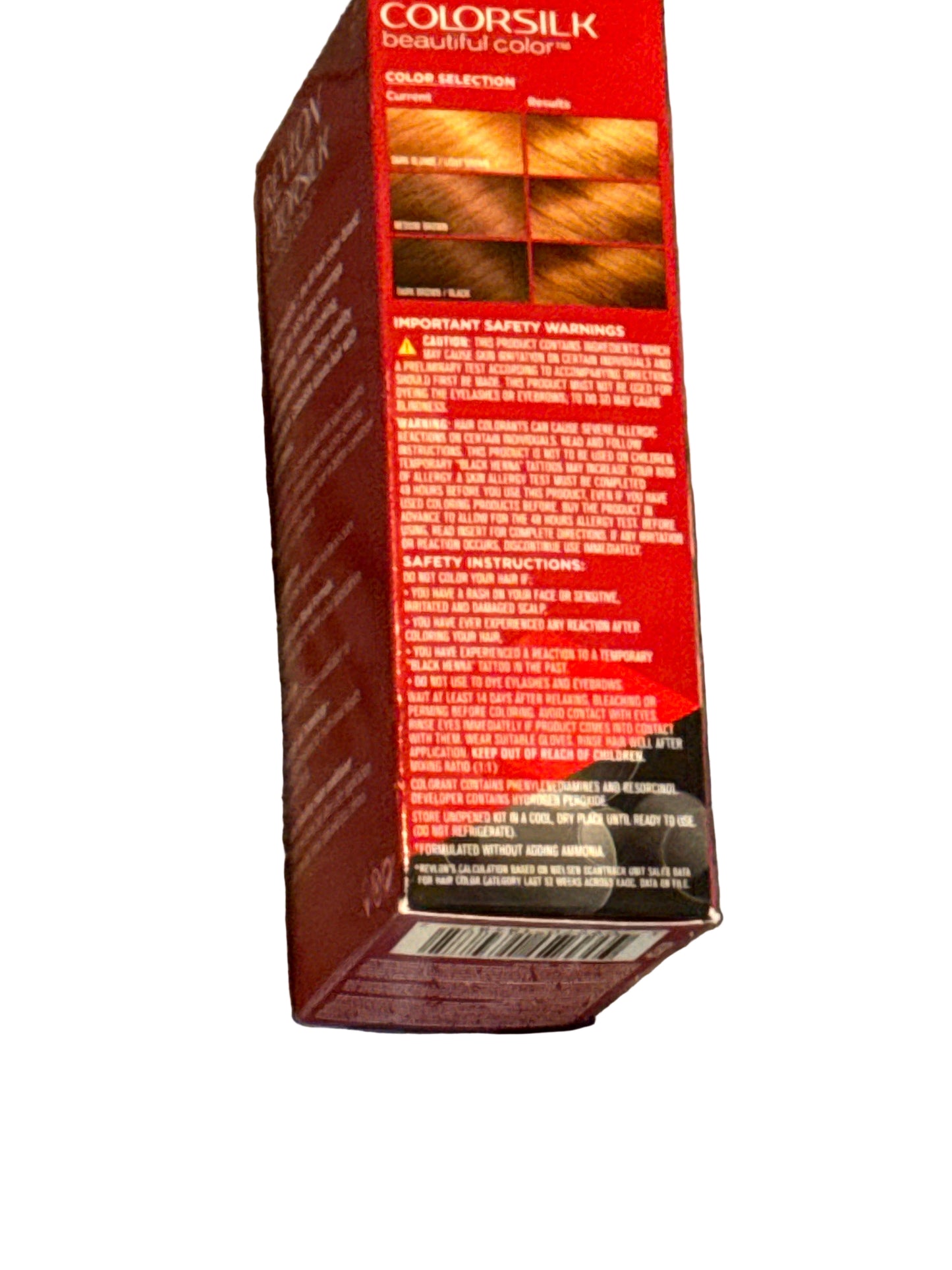 Revlon ColorSilk Beautiful Color 57 Lightest Golden Brown permanent hair color packaging