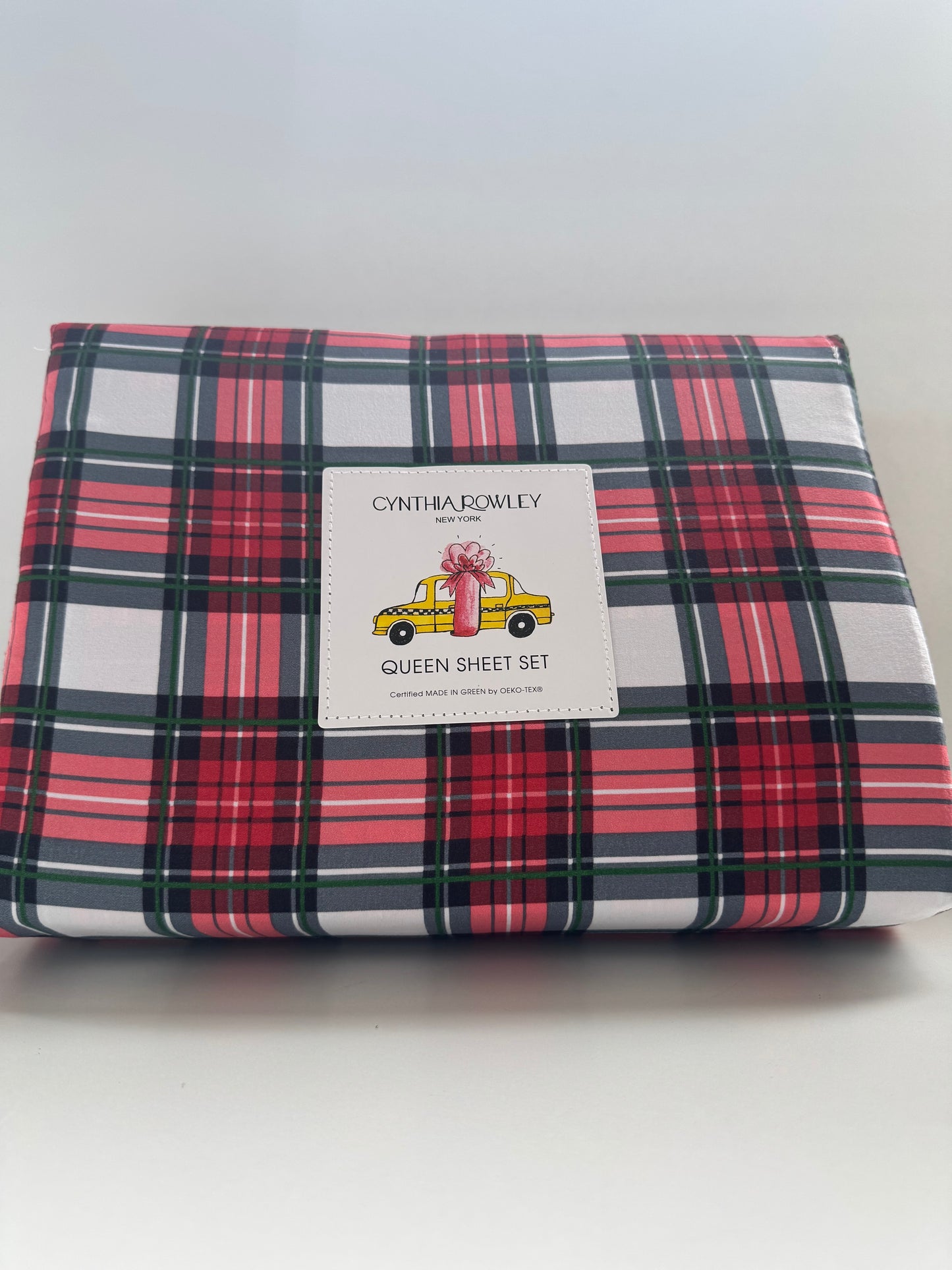 Plaid Queen 4pc Sheet Set – Cozy Festive Bedding