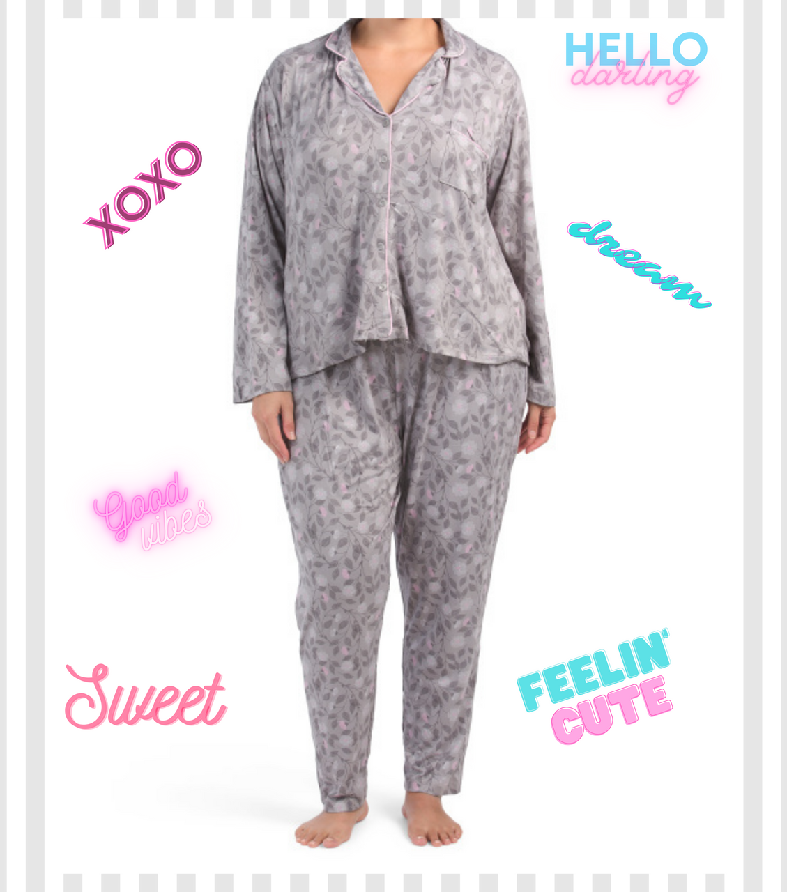 Notch Pajama Set Size 3X
