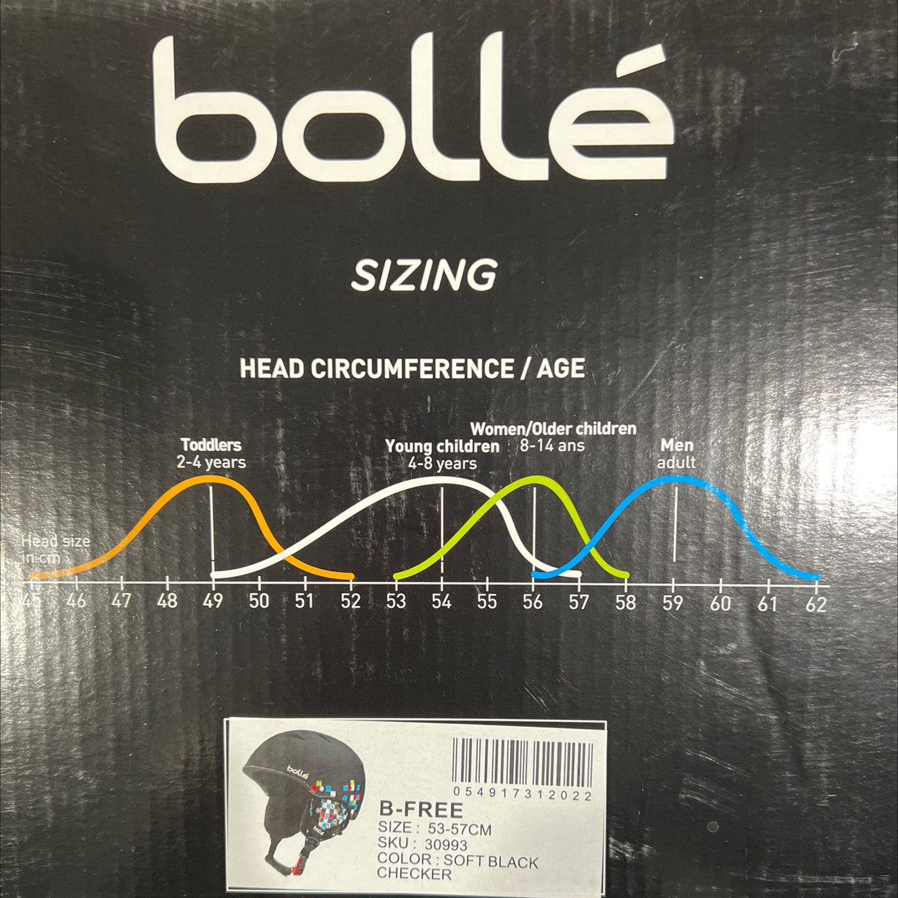 Bolle B-Free Ski Helmets, Soft Black Checker, 53-57 cm