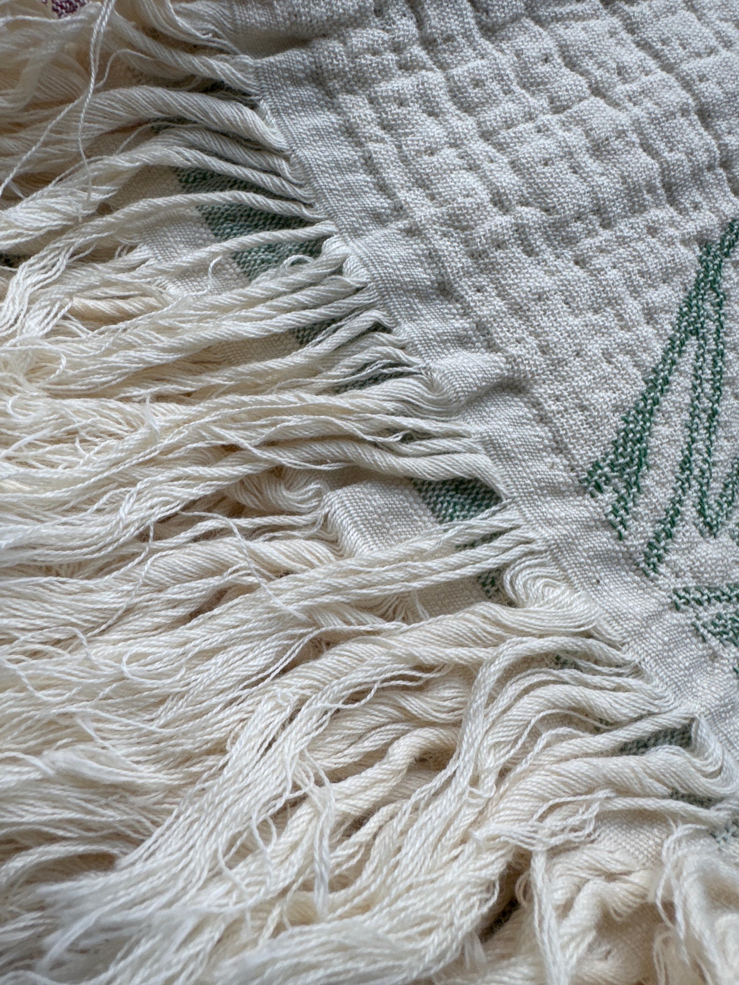 Throw Blanket Oversized Jacquard Weave Soft & Cozy with Fringe Trim | 50” x 70”