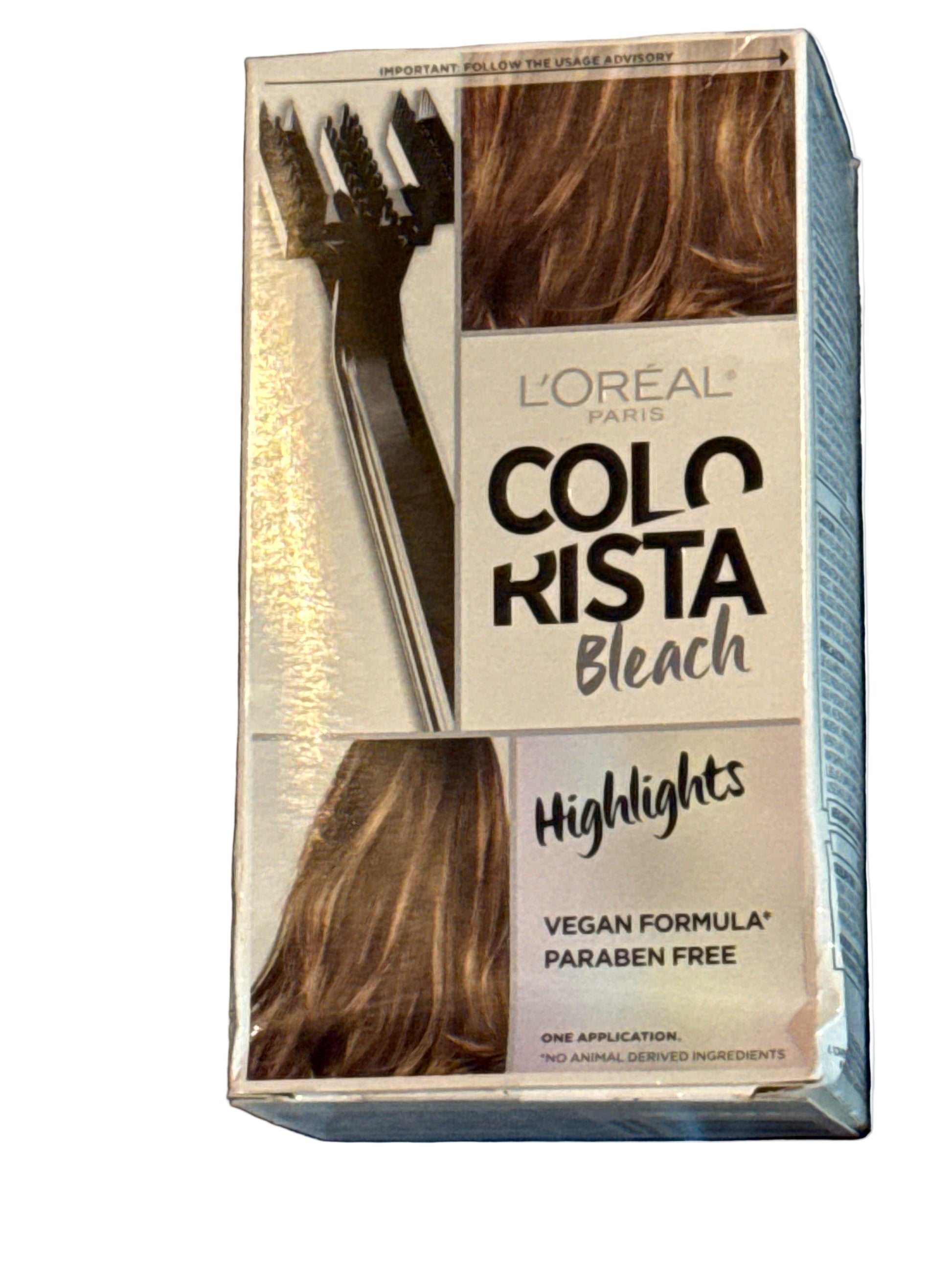 L’Oréal Colorista Hair Bleach and Hair Lightener Kit packaging and contents shown from multiple angles