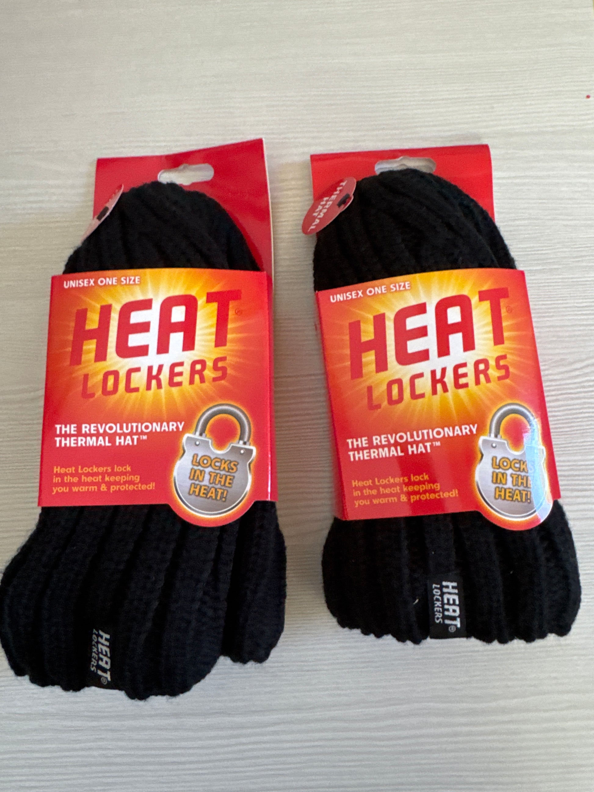 Heat Lockers thermal beanie hat in black with stretchable rib construction and insulation lining