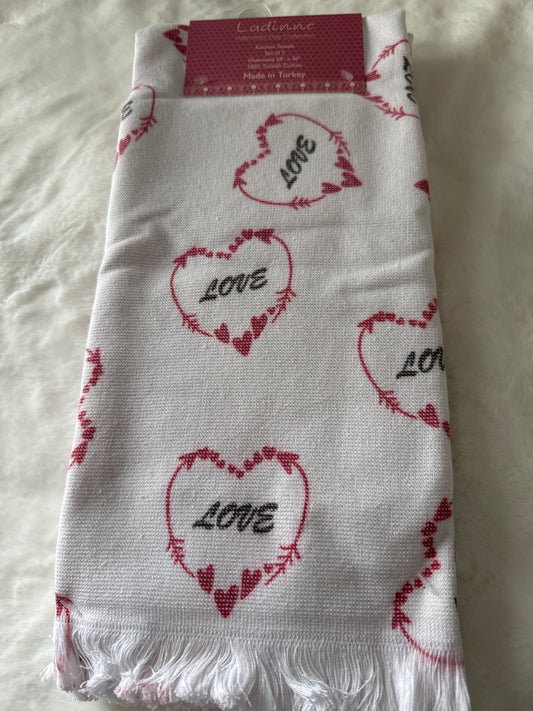 Set of 2 Kitchen Towels 100% Turkish  cotton TURKEY oversized 20” x 30”