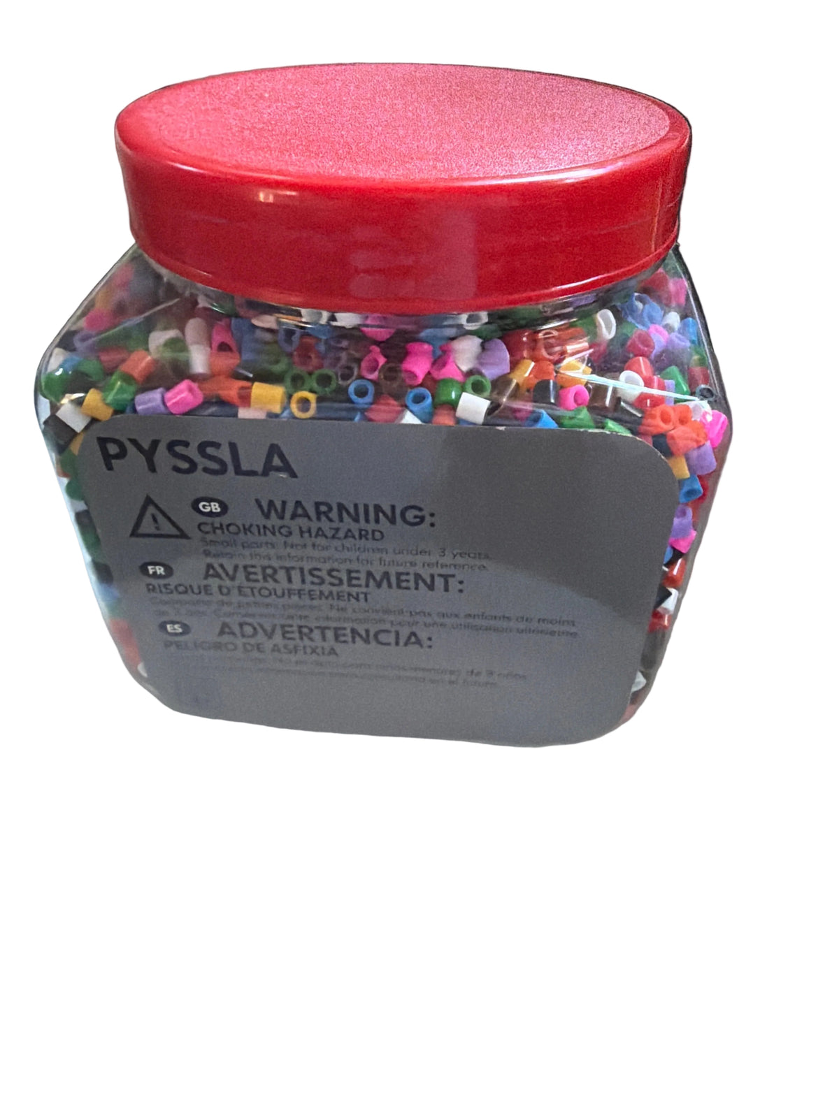 IKEA PYSSLA Multicolor Craft Beads, Set of 2 – New, Open Box