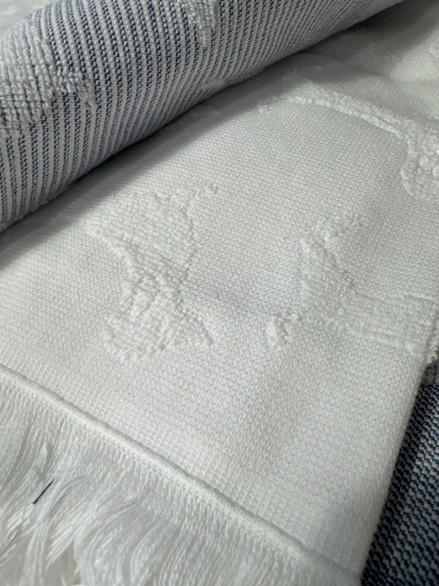 Set of 3 Oversized Turkish Cotton Towels – Dog Design, 20” x 30”