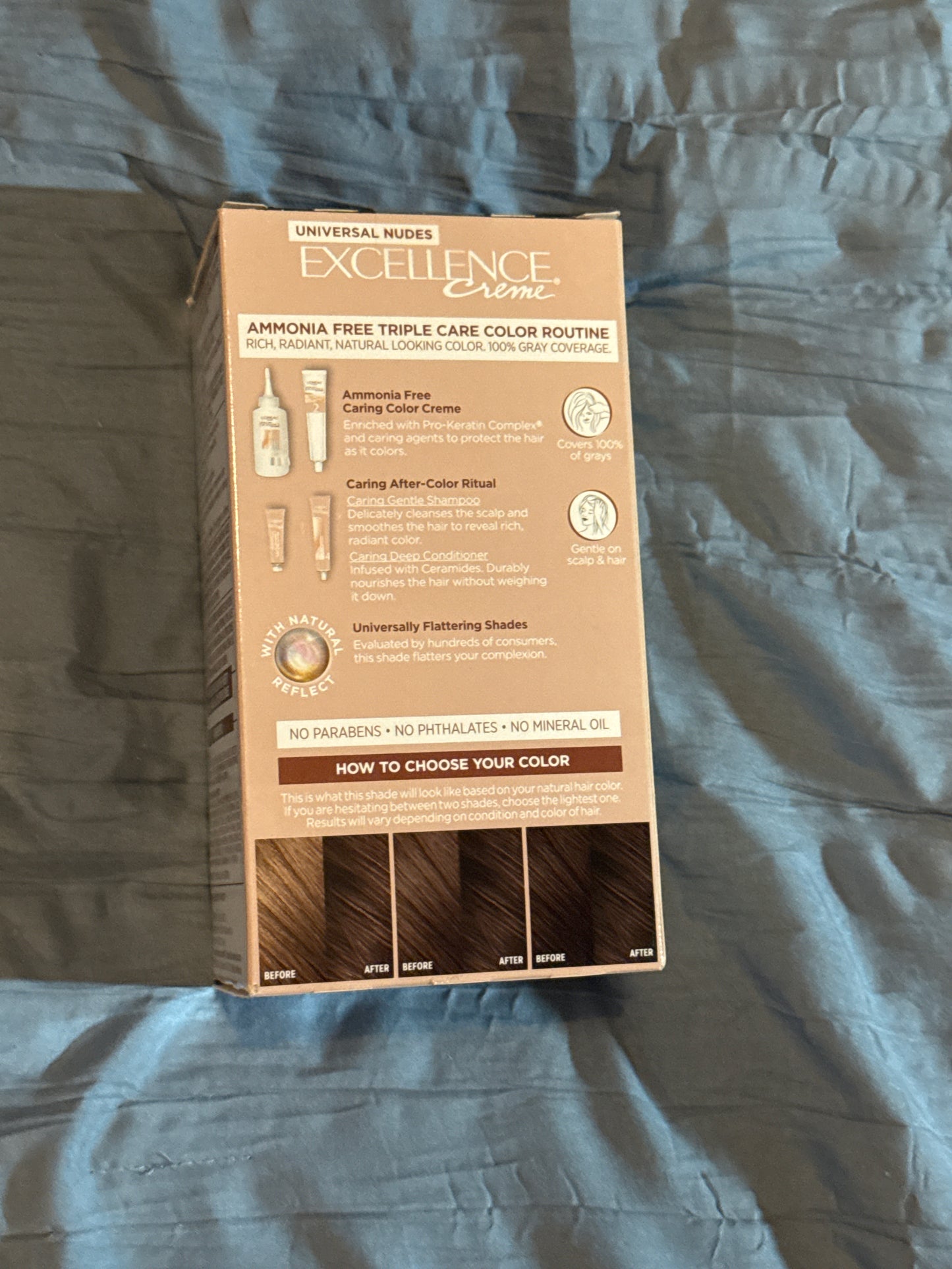 LOréal Paris Excellence, Hair Color Dye 4N Natural Dark Brown