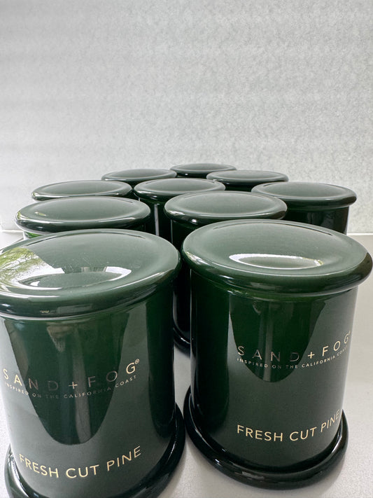Fresh Cut Pine 10oz Candle – Hand Poured Milk Jar, 1-Wick, Holiday Scent