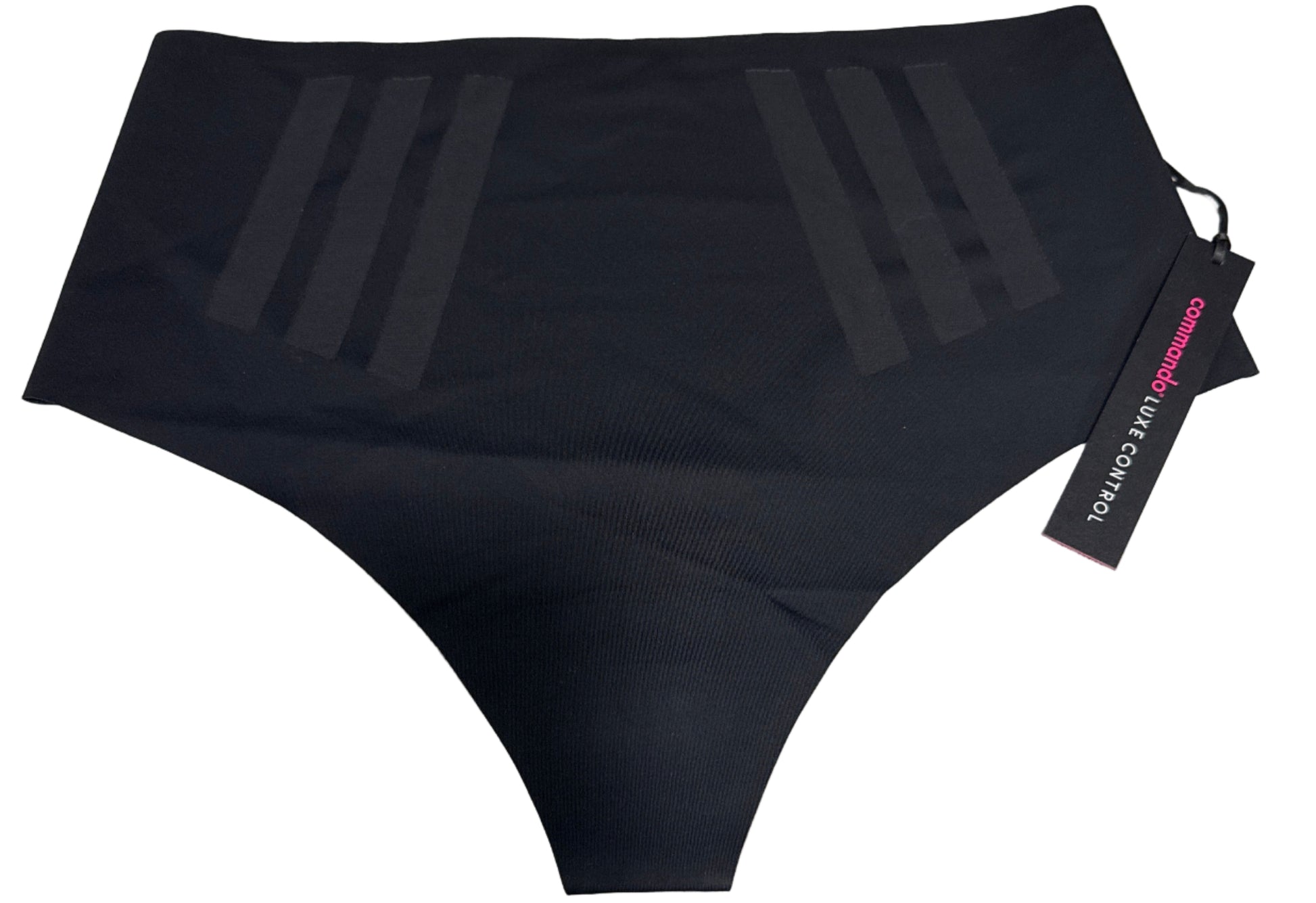 Commando, Commando Shapewear, Luxe Shaping Thong, High Waist Thong, Control Thong, Black Shapewear, XL Shapewear, Mesh Detail Underwear, Women’s Intimates, Seamless Thong
