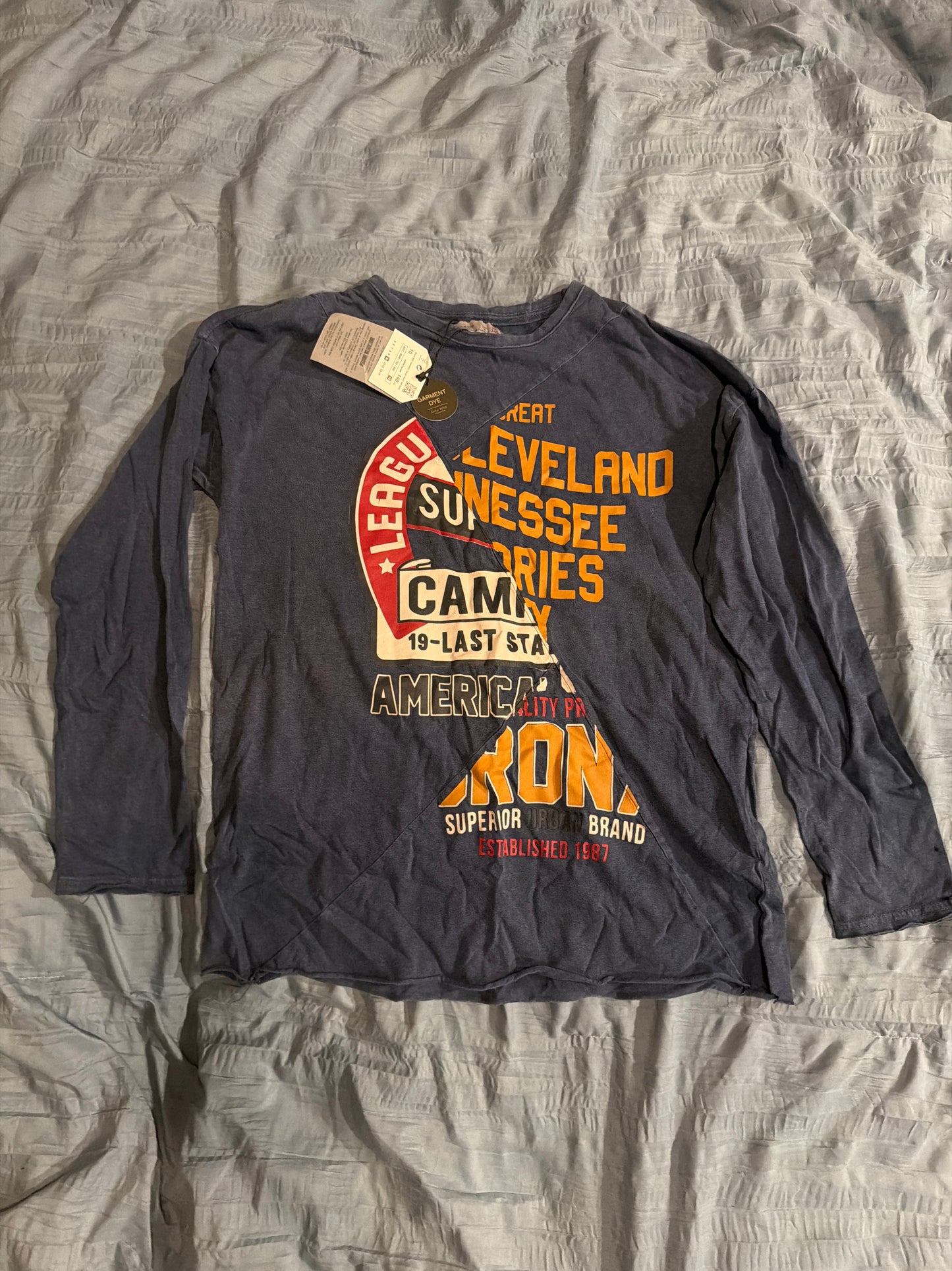 Zara Kids Graphic Sleeveless T-Shirt Navy Size 10 140 cm
