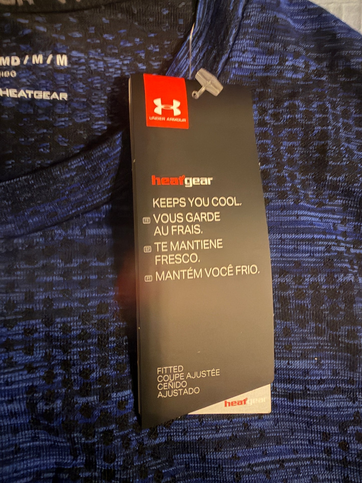 Under Armour Men’s UA Tech Vent 1/2 Zip Long Sleeve Training Top Blue Black Medium