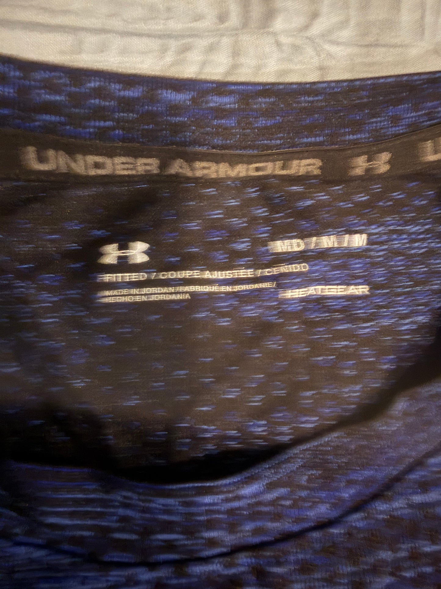 Under Armour Men’s UA Tech Vent 1/2 Zip Long Sleeve Training Top Blue Black Medium