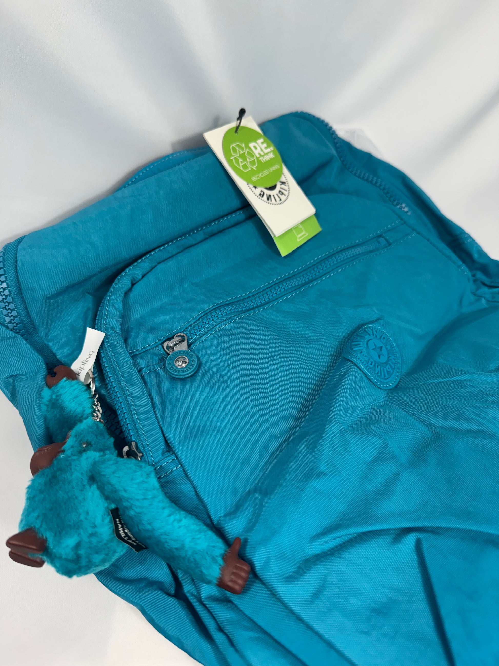 Kipling Polaris Blue school work travel backpack