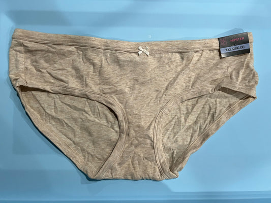 No Boundaries HIPSTER panties XL/  2XL / 3XL oat heather