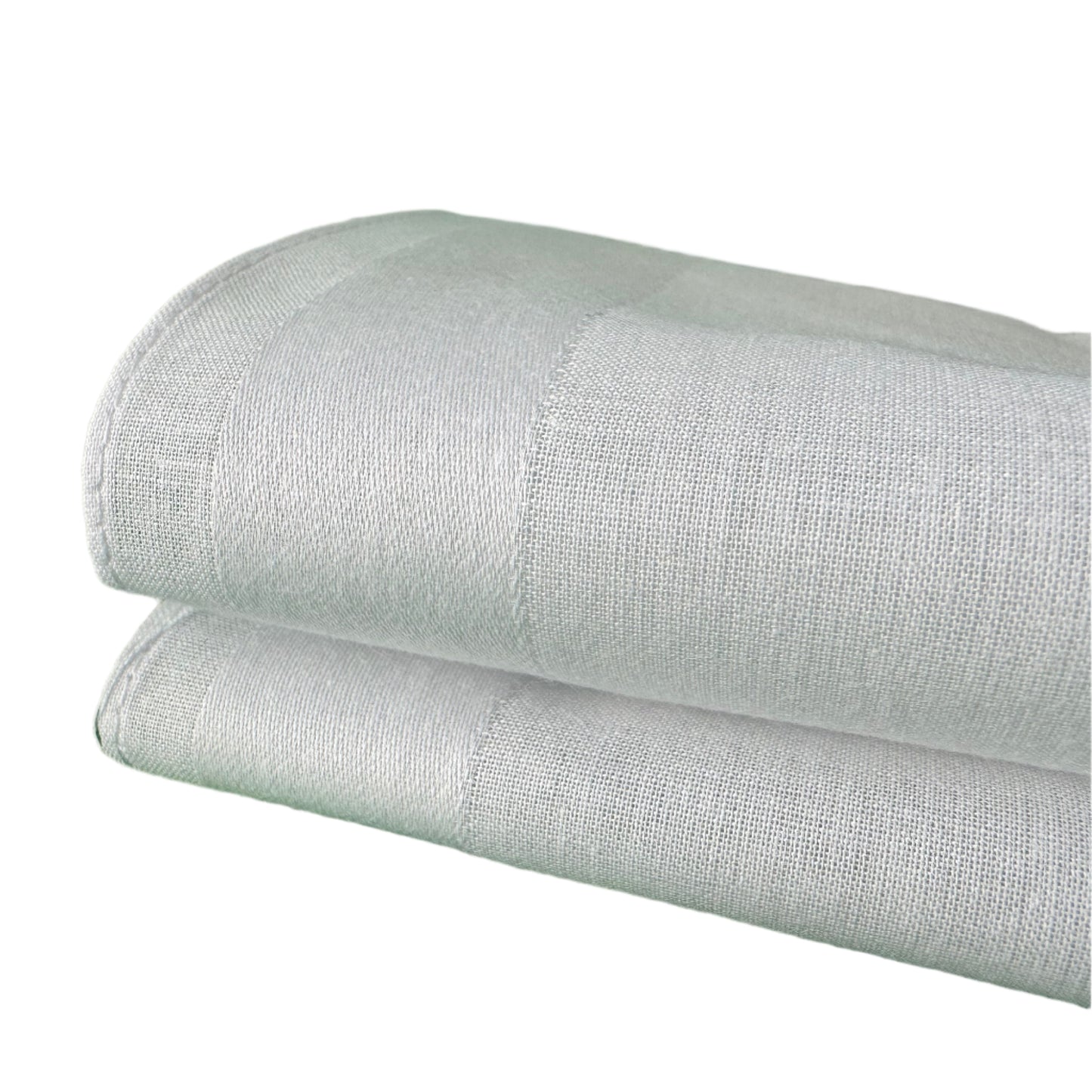 Monarch Linens white polyester satin napkins set of eight 16 x 16 inches lightweight decorative cloth napkins for weddings and formal table settings