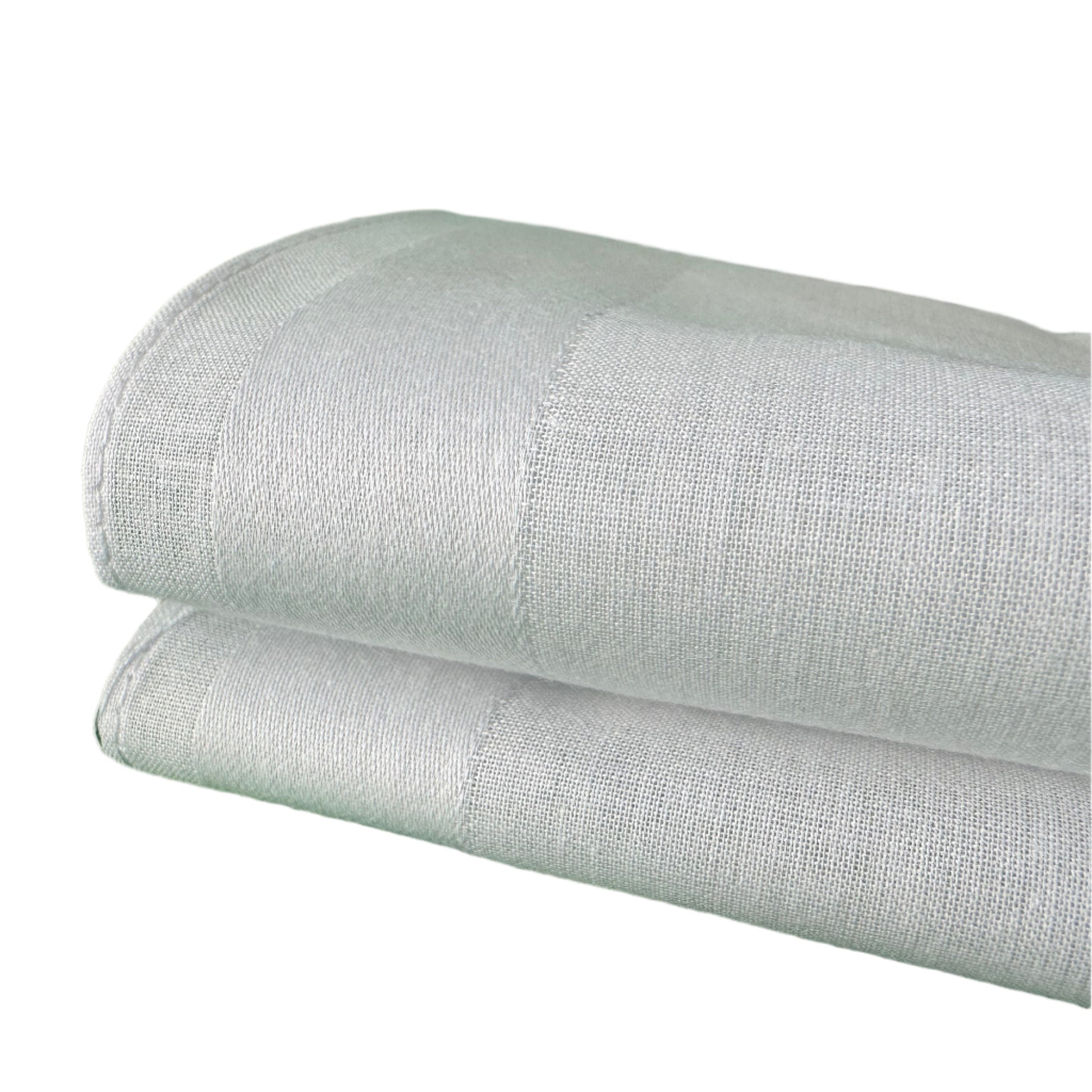 Monarch Linens white polyester satin napkins set of eight 16 x 16 inches lightweight decorative cloth napkins for weddings and formal table settings