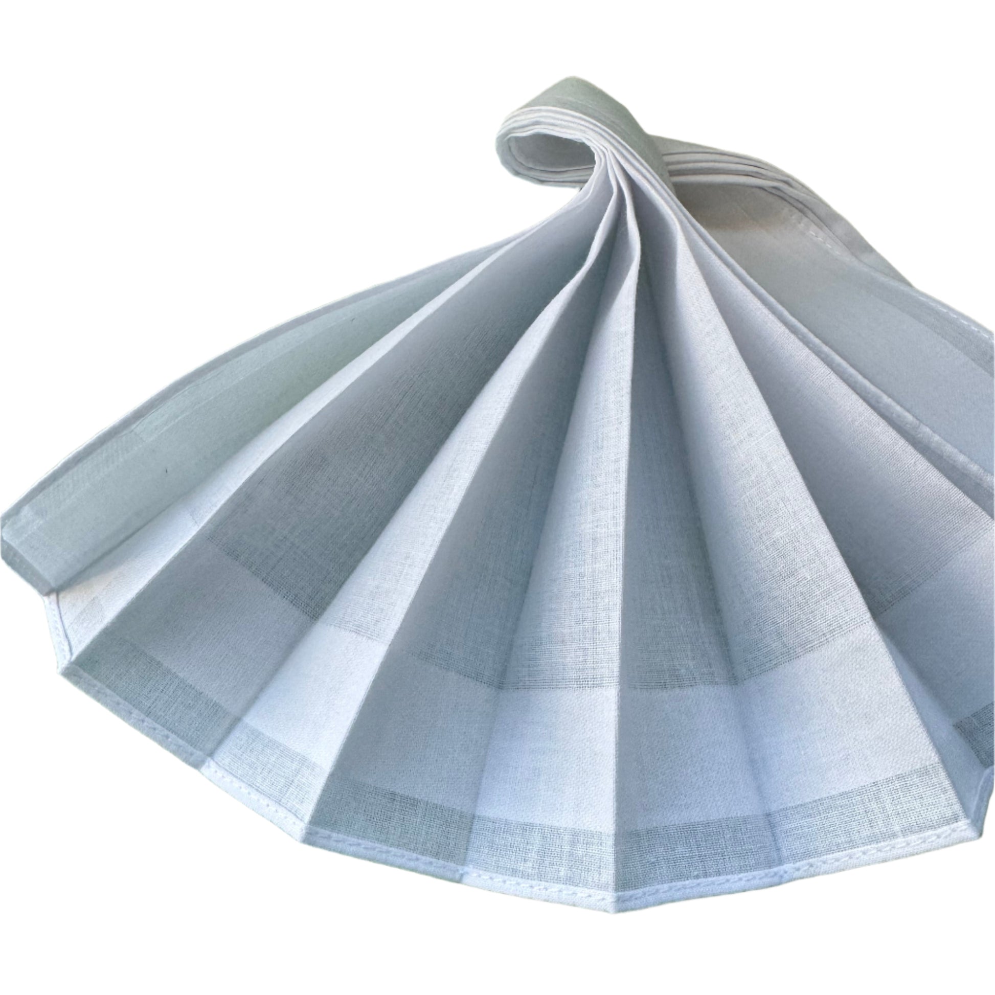 Monarch Linens white polyester satin napkins set of eight 16 x 16 inches lightweight decorative cloth napkins for weddings and formal table settings