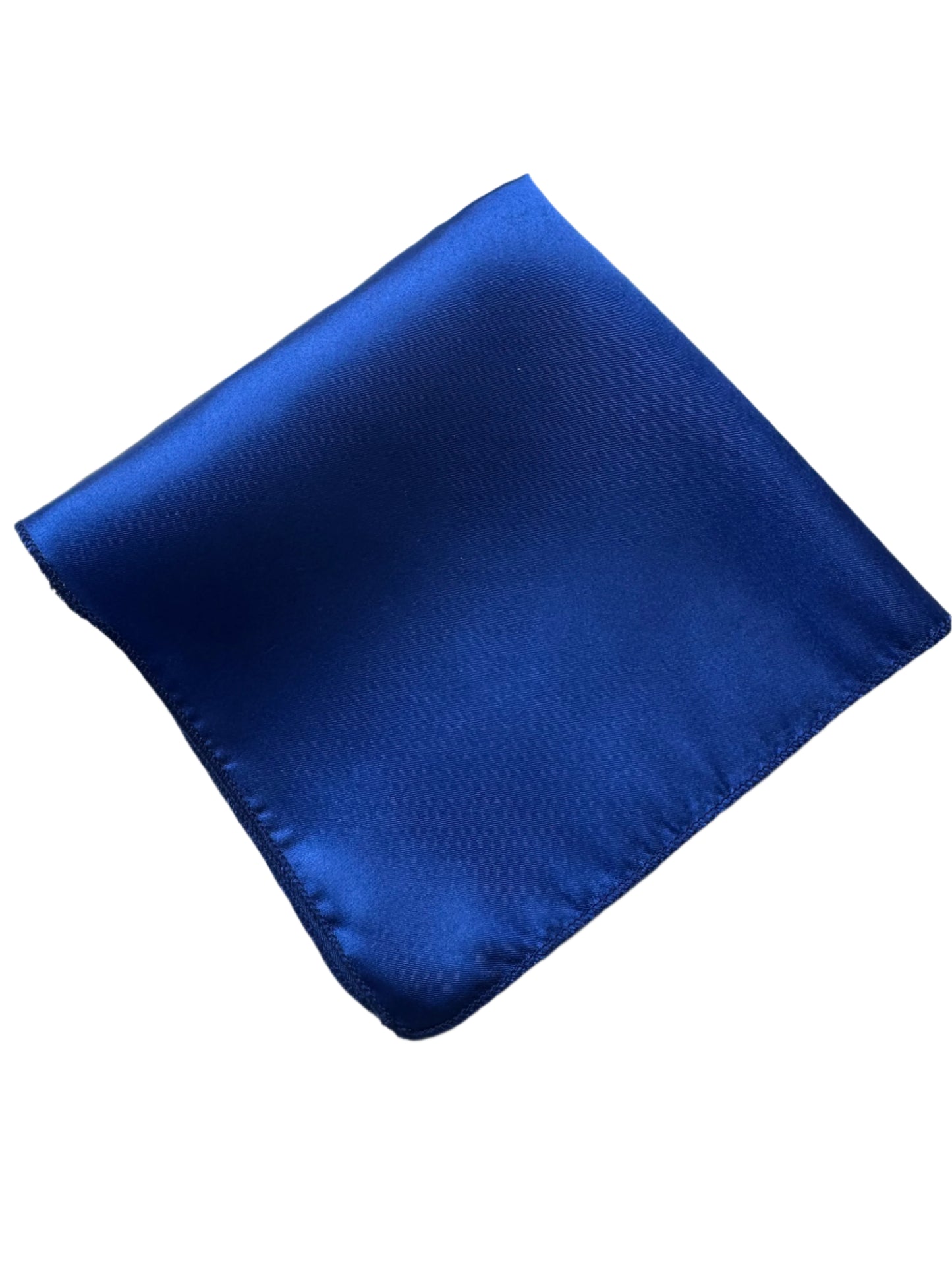 Majestic Sapphire satin cloth napkins 12 x 12 set of 10 by Monarch Linens with smooth polyester satin finish