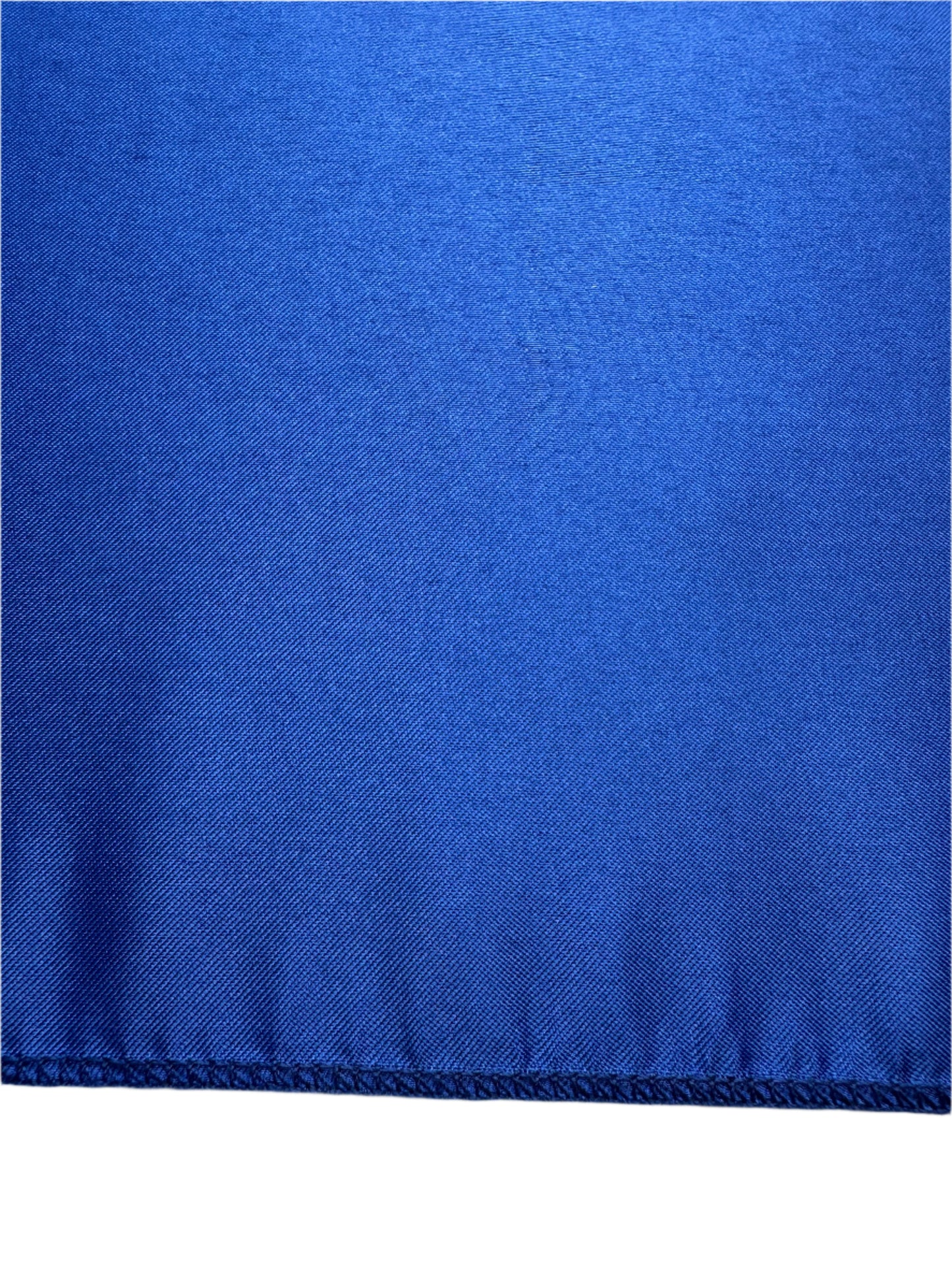 Majestic Sapphire satin cloth napkins 12 x 12 set of 10 by Monarch Linens with smooth polyester satin finish