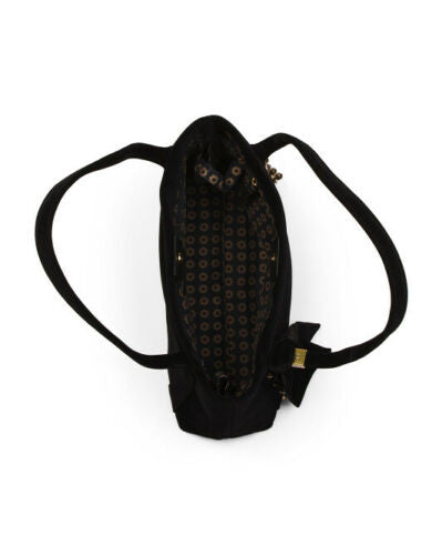 Velvet Tote With Antique Brass Hearts Eric Javits