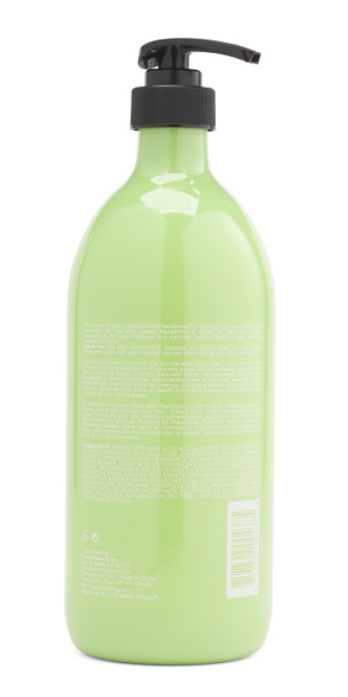 Macadamia and Argan Oil Conditioner for Normal to Dry Hair 33.8 fl oz