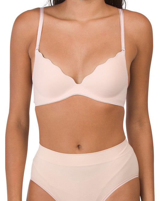 B. TEMPT'D BY WACOAL B Wowd Scalloped Contour Underwire Bra Rose Smoke 30C