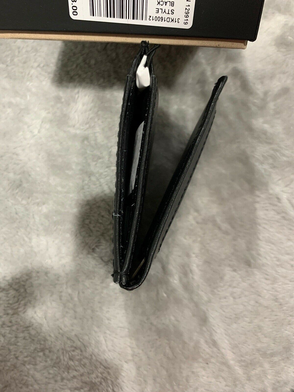 Reaction Leather Wallet Magnetic Closure Rfid Black Kenneth Cole