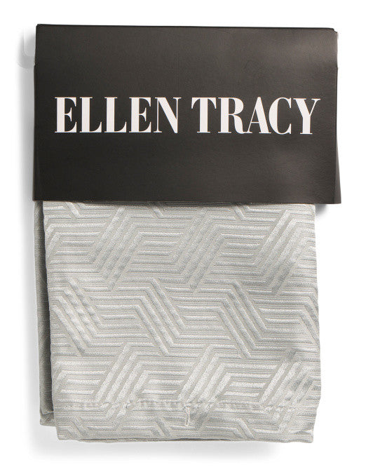 ELLEN TRACY 70" x 72" Monte Carlo Embossed Shower Curtain