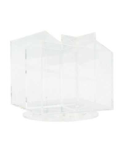 Sloped Storage Spinner cosmetics accessories sturdy clear Tainoki