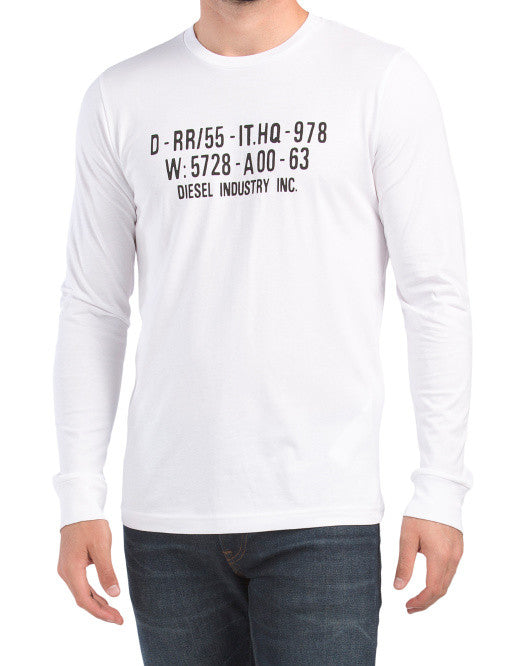 DIESEL T Diego Long Sleeve Tee Size XL