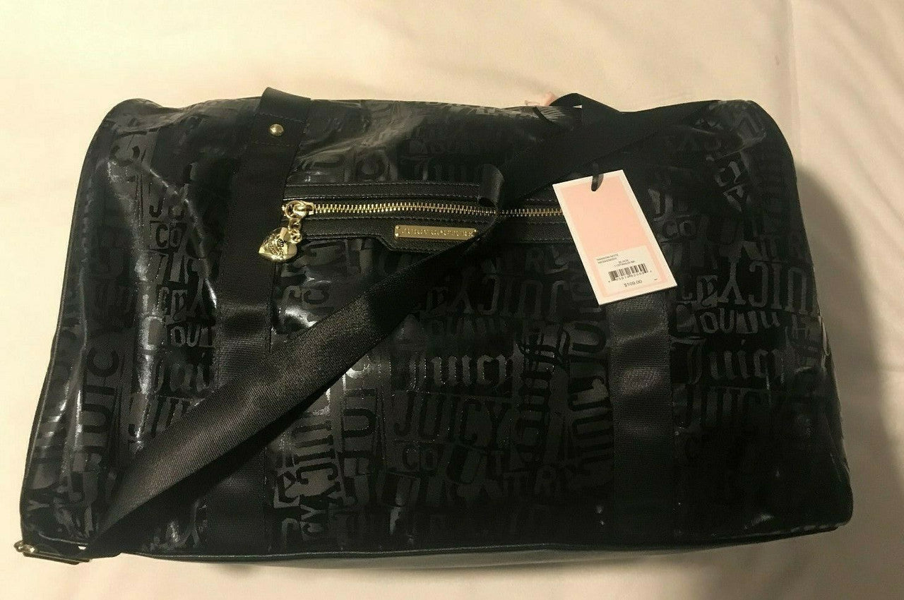 Los Angeles Ransom Note Weekender Tote Duffel Bag Juicy Couture