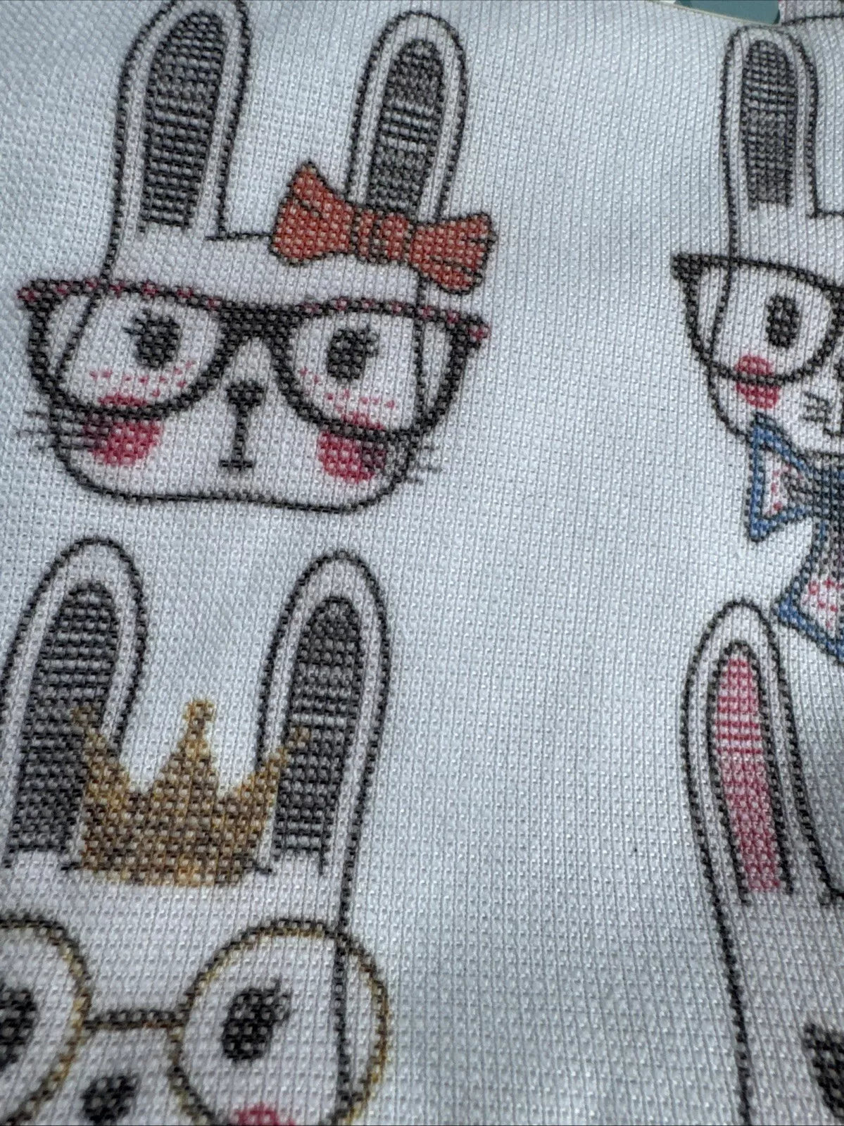 Set of 2 Happy Easter Kitchen Towels – Oversized 20” x 30” | 100% Turkish Cotton