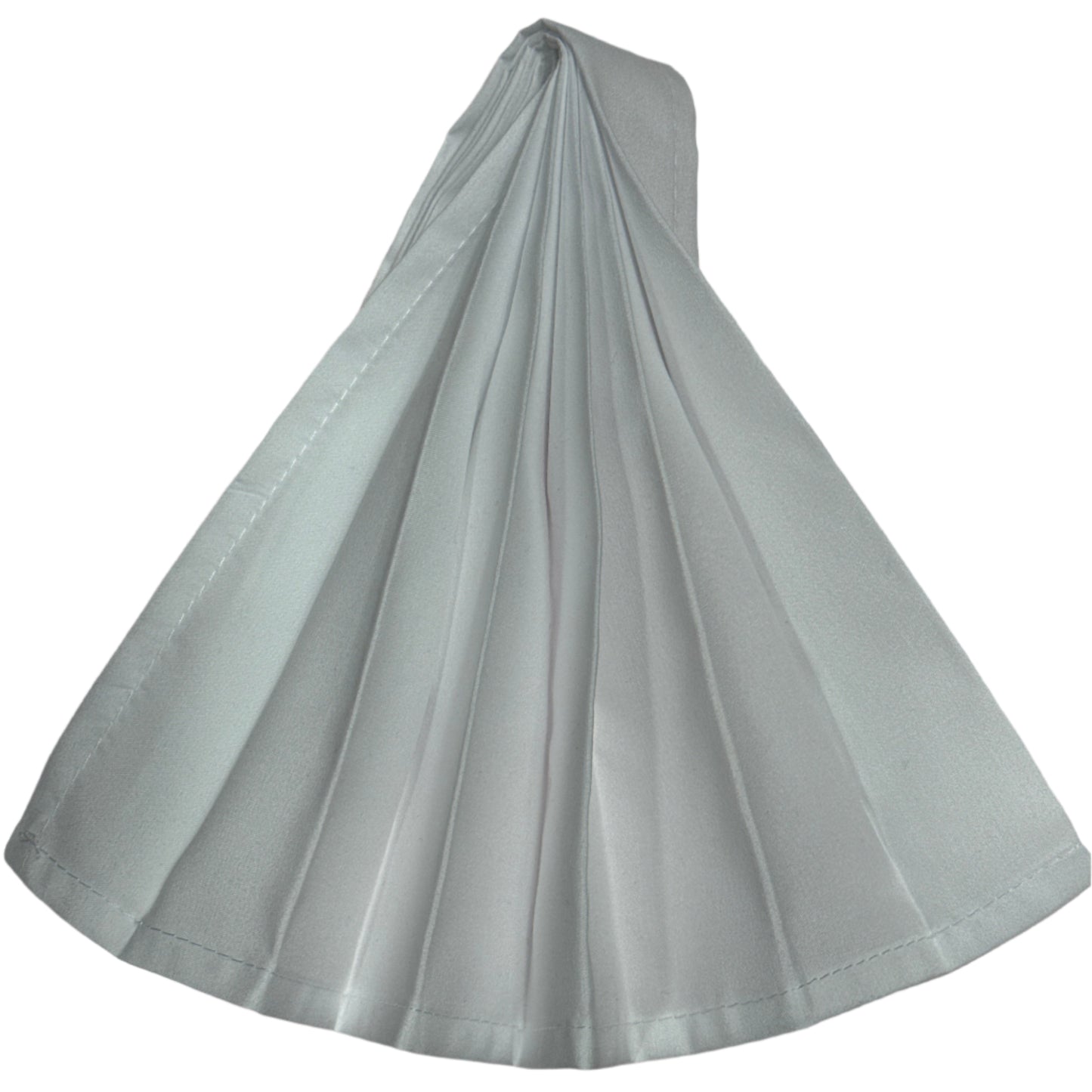 White polyester cloth napkins 18 x 18 inches set of eight by Monarch Linens shown folded and styled for formal and everyday table settings