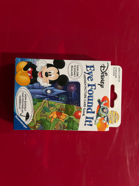 Eye Found It! Disney Hidden Picture Card Game Ages 3+