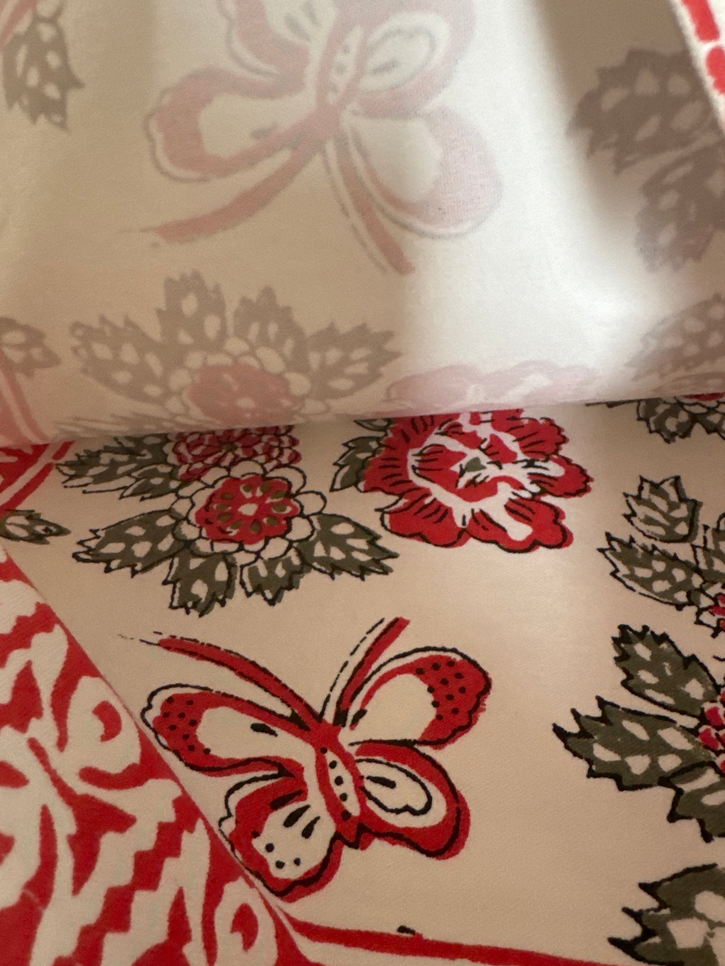 Placemats – 13" x 19" Cotton Set of 4 Block Print