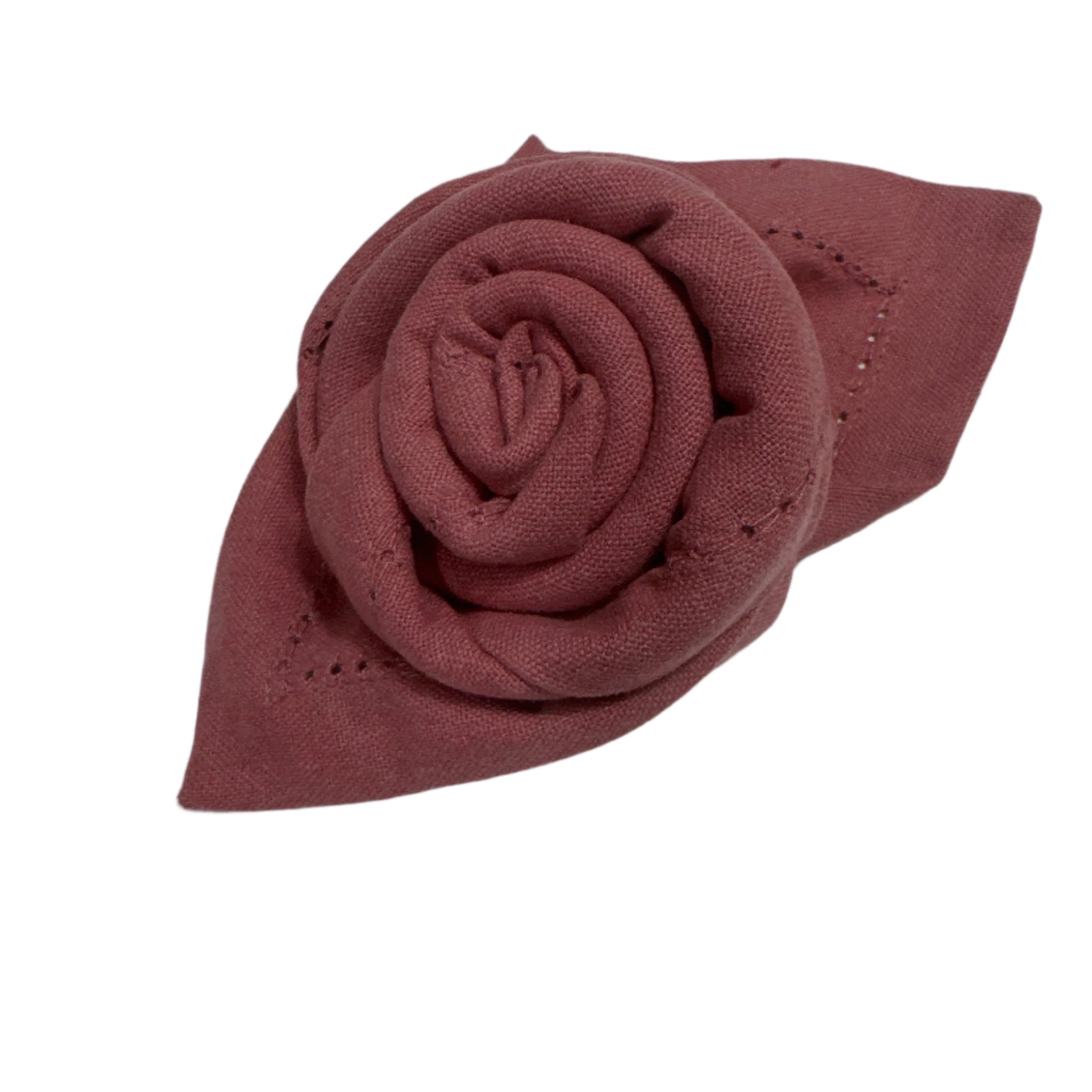 Monarch Linens blush petal cotton napkins set of eight 18 x 18 inches hemstitched reusable cloth napkins with pre-folded presentation options