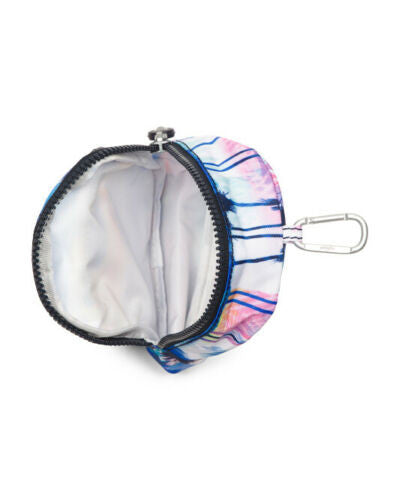 Kami Mini Bag Key Chain Printed Prism Nylon Pouch 4.25"x 6"x 2.75" Kipling
