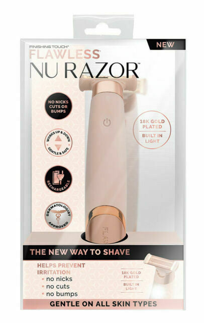 Finishing Touch Flawless Legs Electric Hair Remove 18K gold Plated
