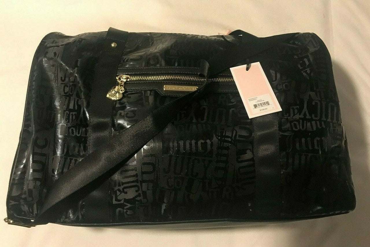 Los Angeles Ransom Note Weekender Tote Duffel Bag Juicy Couture