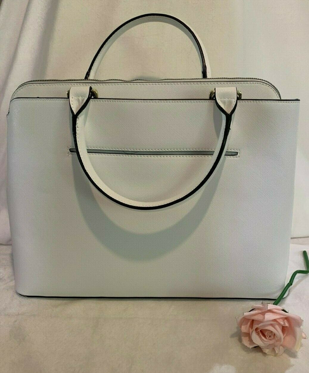 Betsey Johnson Vegan Satchel Crossbody Handbag