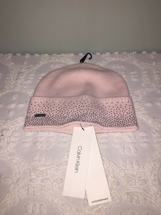 Bedazzled Hat  Light Pink / Blush Calvin Klein