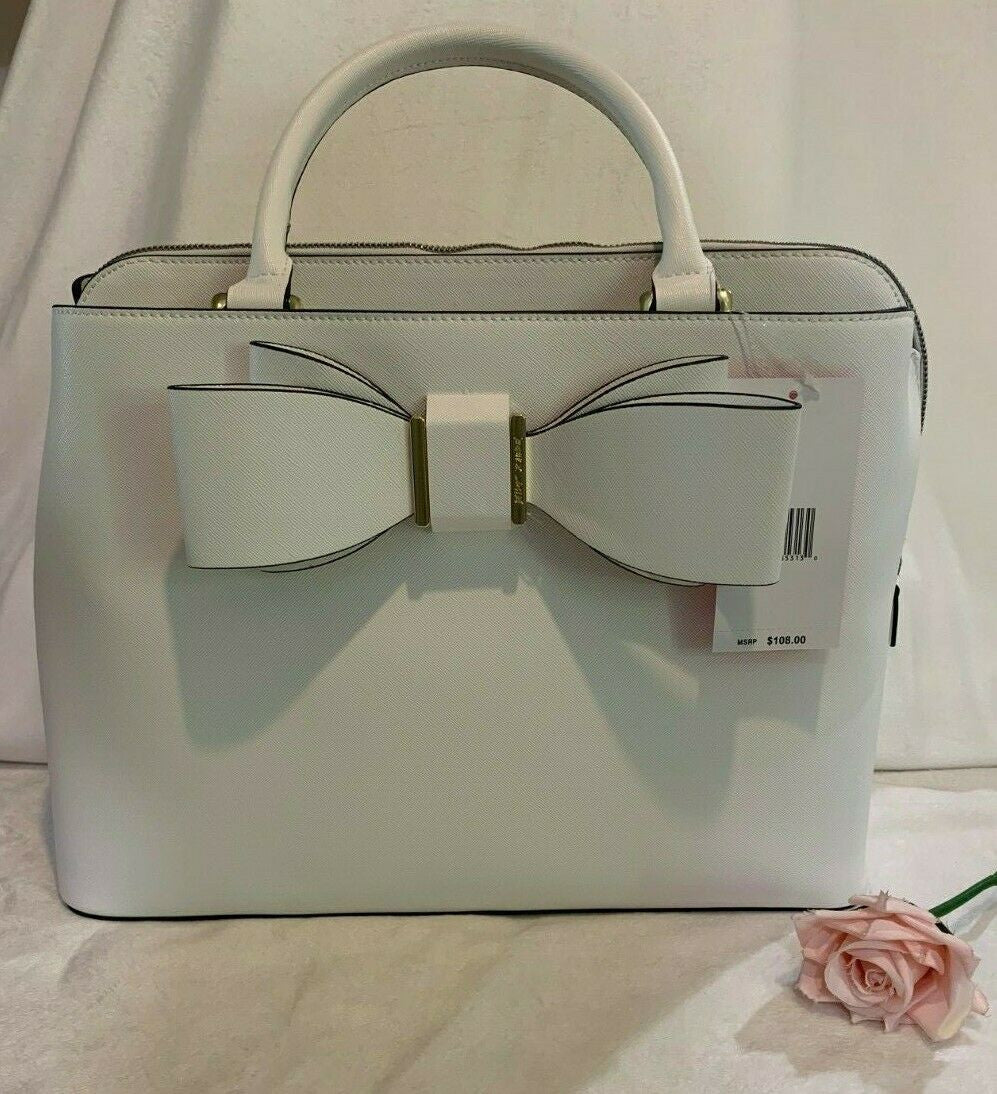 Betsey Johnson Vegan Satchel Crossbody Handbag