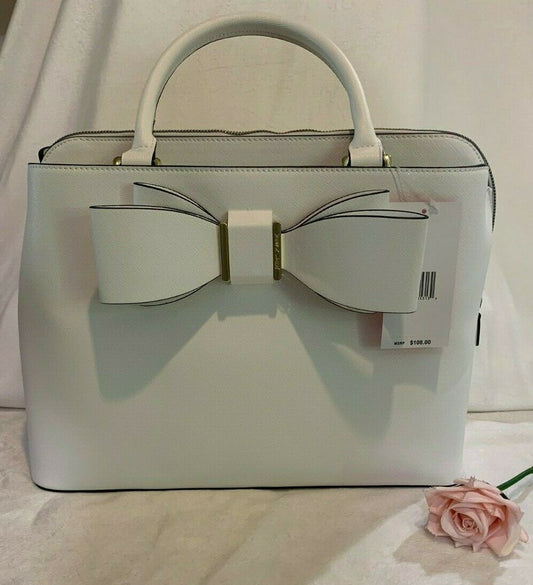 Betsey Johnson Vegan Satchel Crossbody Handbag