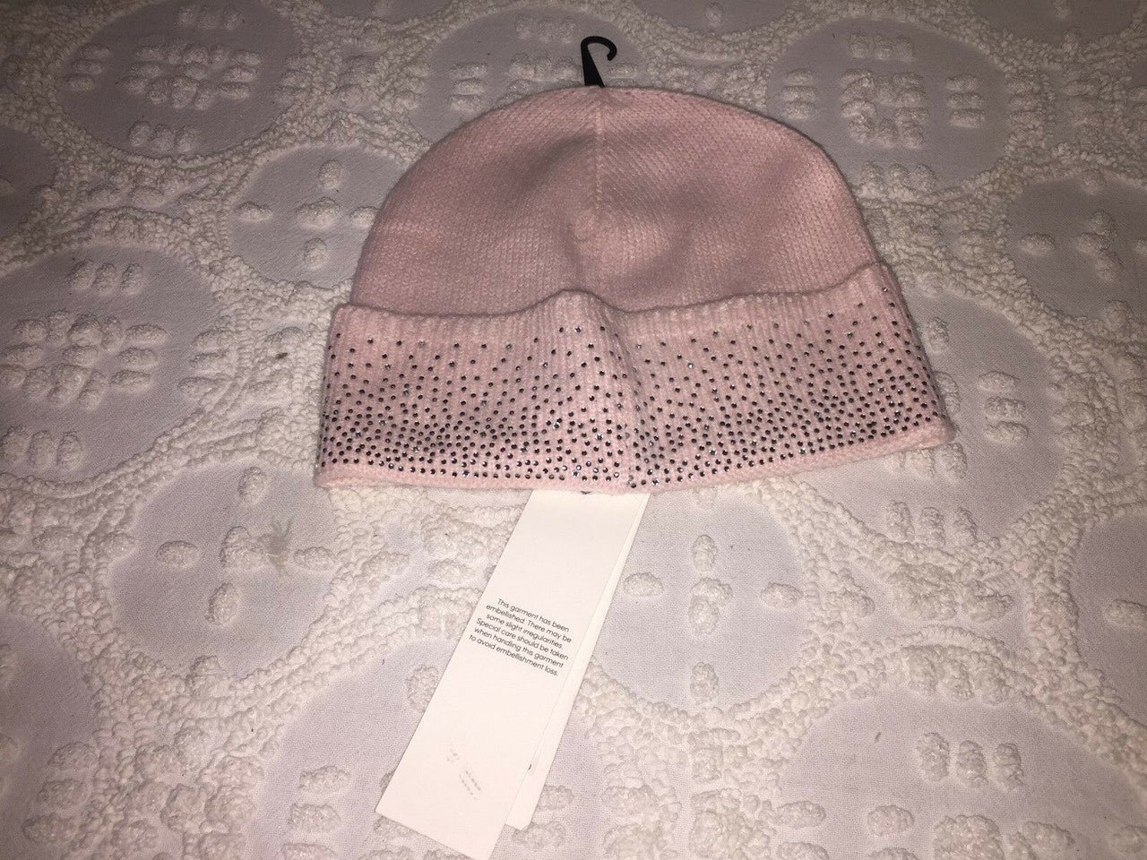 Bedazzled Hat  Light Pink / Blush Calvin Klein