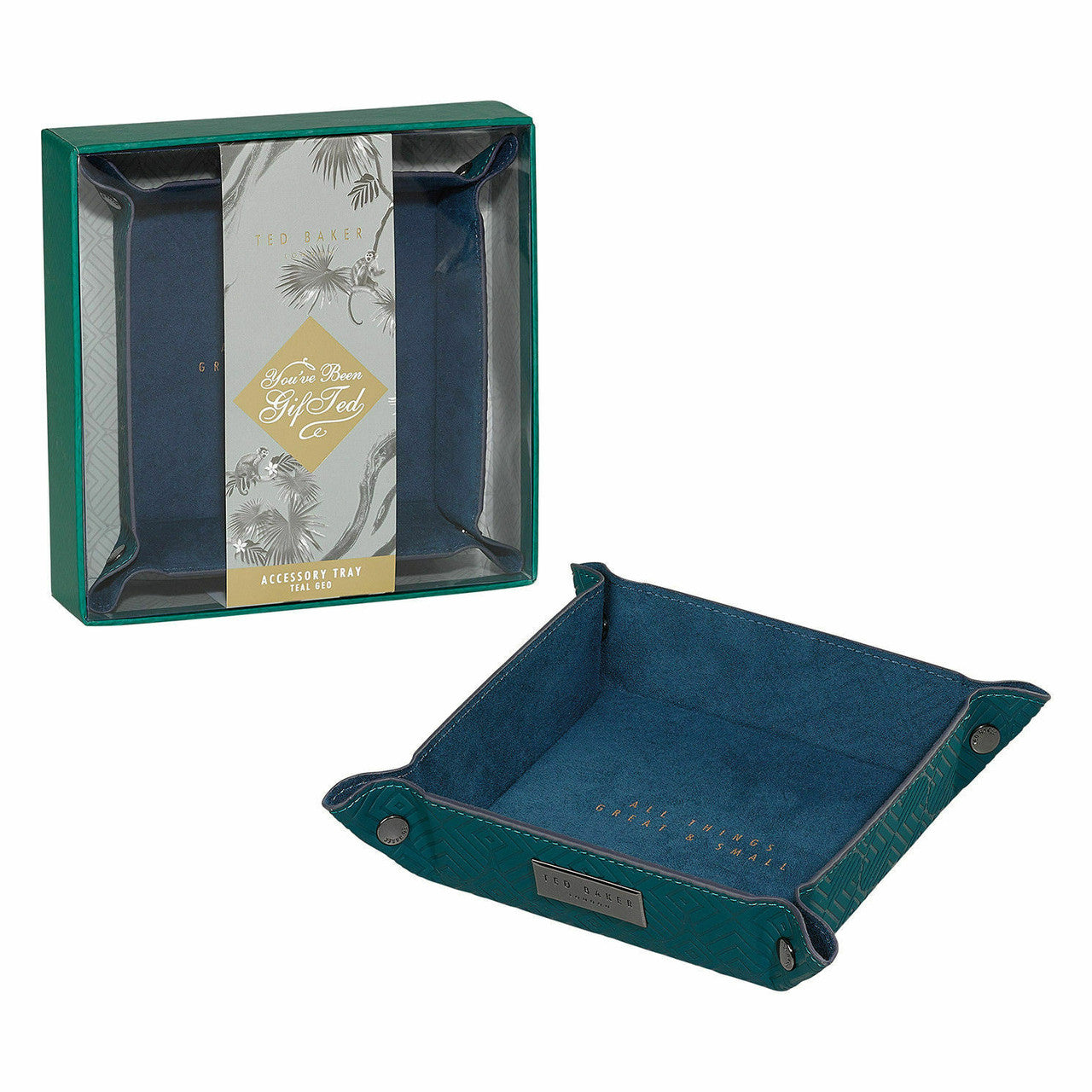 Teal Green Geo Accessory Tray Ted Baker